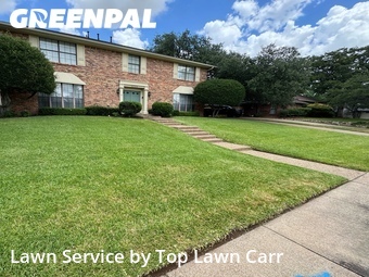 Lawn Mowing Servicein Grapevine,76051,Grass Cut by Top Lawn Carr, work completed in Jul , 2026