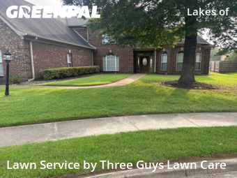 Yard Grooming in Collierville, 38017, Front Yard Mowing by Three Guys Lawn Care, work completed in Nov , 2025