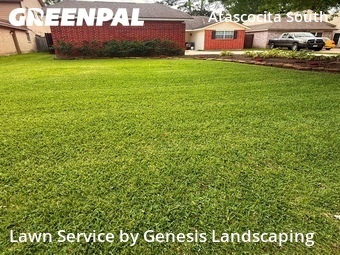 Lawn Cuttingin Atascocita,77346,Grass Cutting by Genesis Landscaping, work completed in Jun , 2026