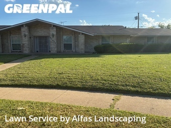 Lawn mowed in Farmers Branch, 75244