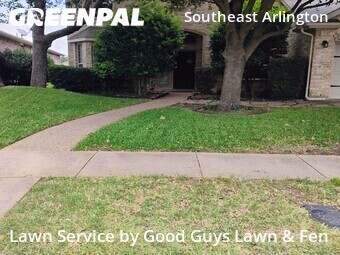 Completed mowing work