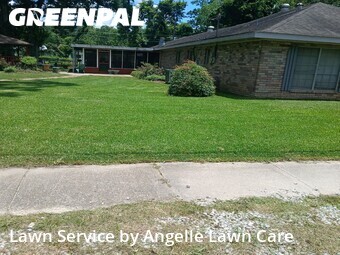 Lawn Mowing Servicein Lafayette,70501,Grass Cutting by Angelle Lawn Care , work completed in Jun , 2026
