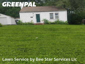 Lawn Mowing Servicein Ferguson,63135,Lawn Service by Bee Star Services Llc, work completed in Nov , 2025