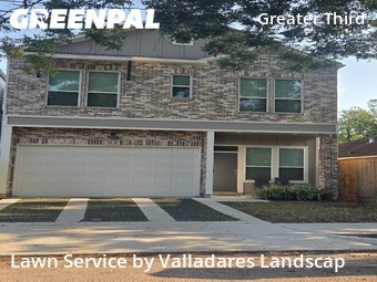 Yard Mowingin Houston,77004,Lawn Care by Valladares Landscap, work completed in Nov , 2025