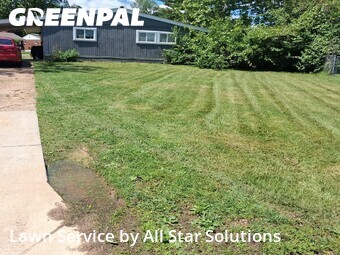 Yard Mowingin Affton,63123,Lawn Cut by All Star Solutions, work completed in Jun , 2026