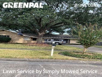 Lawn Care Servicein Houston,77031,Lawn Cut by Simply Mowed Service, work completed in Nov , 2025