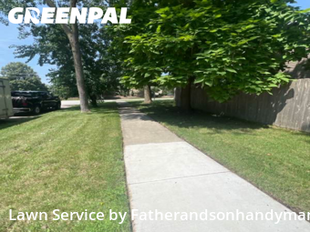 Lawn Cuttingin Palatine,60067,Lawn Cut by Fatherandsonhandyman, work completed in Oct , 2025