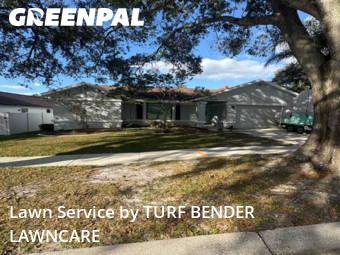 Grass Cuttingin Palm Harbor,34684,Lawn Cutting by TURF BENDER LAWNCARE, work completed in Dec , 2025