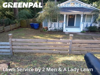 Lawn Care Servicein Atlanta,30315,Lawn Cut by 2 Men & A Lady Lawn , work completed in Dec , 2025