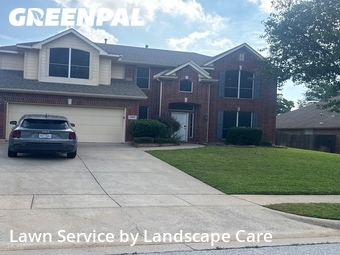 Yard Mowingin Grapevine,76051,Yard Cutting by Landscape Care, work completed in Jul , 2026