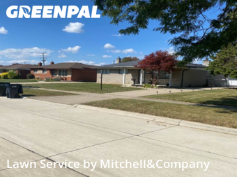 Weed Trimming in Sterling Heights, 48312, Grass Care by Mitchell&Company, work completed in Oct , 2025