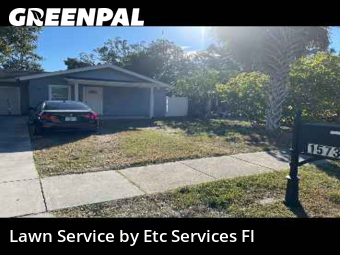 Yard Mowingin Clearwater,33756,Lawn Mowing Service by Etc Services Fl, work completed in Dec , 2025