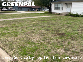 Grass Cutin Haltom City,76117,Lawn Cutting by Top Tier Trim Lawncare, work completed in Jan , 2026