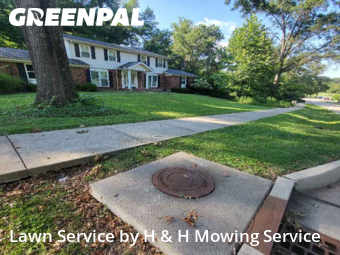 Lawn Cuttingin Chesterfield,63017,Grass Cut by H & H Mowing Service, work completed in Dec , 2025