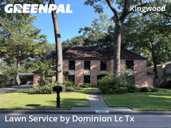Grass Cutting in Kingwood, 77339, Backyard Mowing by Dominion Lc Tx, work completed in Dec , 2025
