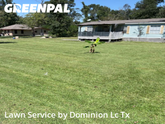 Lawn Servicein Conroe,77302,Grass Cutting by Dominion Lc Tx, work completed in Dec , 2025