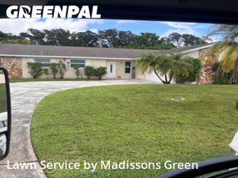 Lawn Mowing in Royal Palm Beach, 33411, Front Yard Mowing by Madissons Green, work completed in Nov , 2025