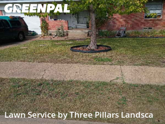 Lawn Maintenancein Garland,75040,Grass Cut by Three Pillars Landsca, work completed in Nov , 2025