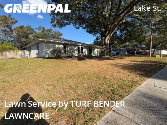 Yard Mowingin Palm Harbor,34684,Yard Mowing by TURF BENDER LAWNCARE, work completed in Feb , 2026