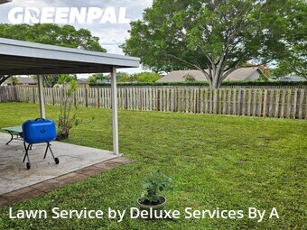 Lawn Mowin Sunrise,33351,Lawn Maintenance by Deluxe Services By A, work completed in Jun , 2026