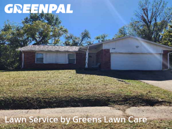 Backyard Mowing in Sand Springs, 74063, Yard Upkeep by Greens Lawn Care, work completed in Dec , 2025