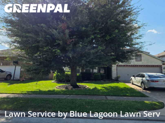 Lawn Care Servicein Cypress,77429,Yard Mowing by Blue Lagoon Lawn Serv, work completed in Nov , 2025