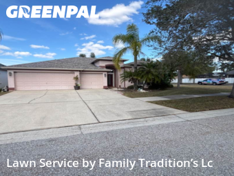 Yard Cuttingin Riverview,33579,Lawn Cut by Family Tradition’s Lc, work completed in Feb , 2026