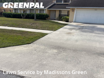 Backyard Mowing in Wellington, 33414, Lawn Care by Madissons Green, work completed in Nov , 2025
