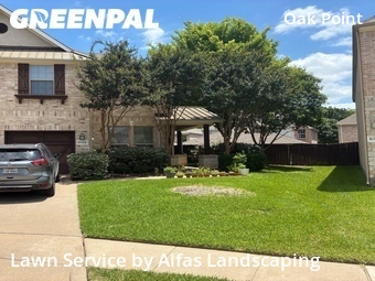 Grass Cutin Plano,75074,Lawn Maintenance by Alfas Landscaping, work completed in Jun , 2026