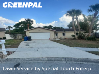 Lawn Mowin Oldsmar,34677,Lawn Cutting by Special Touch Enterp, work completed in Jan , 2026