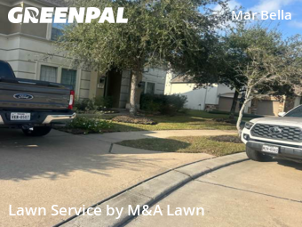Yard Mowingin League City,77573,Lawn Service by M&A Lawn, work completed in Dec , 2025