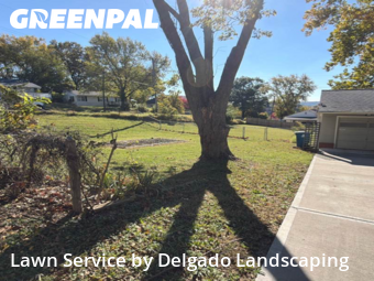 Lawn Cutting in Avondale, 64117, Backyard Mowing by Delgado Landscaping, work completed in Dec , 2025