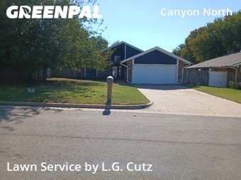 Yard Cuttingin Oklahoma City,73162,Yard Cutting by L.G. Cutz, work completed in Dec , 2025