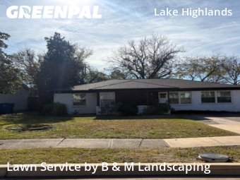 Commercial Landscaping In Dallas,75243,Landscaping by B & M Landscaping, work completed in Dec , 2025