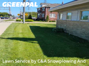 Lawn Mowingin Des Plaines,60016,Lawn Care by C&A Snowplowing And , work completed in Nov , 2025