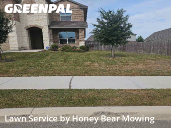 Grass Cutin Cibolo,78108,Lawn Care Service by Honey Bear Mowing, work completed in Dec , 2025