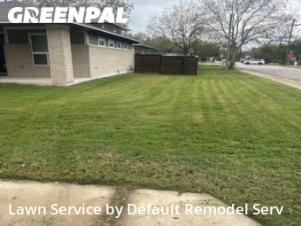 Yard Mowing in Georgetown, 78626, Front Yard Mowing by Default Remodel Serv, work completed in Dec , 2025