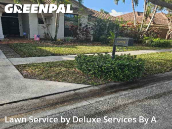 Lawn Servicein Plantation,33322,Lawn Cut by Deluxe Services By A, work completed in Dec , 2025
