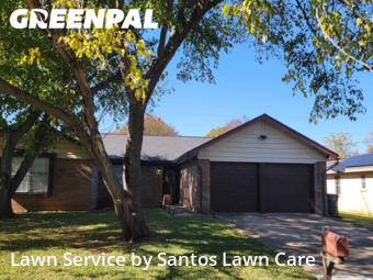 Grass Cuttingin North Richland Hills,76180,Lawn Cut by Santos Lawn Care , work completed in Feb , 2026
