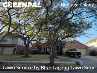 Yard Cuttingin Missouri City,77459,Yard Mowing by Blue Lagoon Lawn Serv, work completed in Jan , 2026