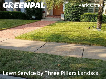 Yard Cuttingin Dallas,75205,Grass Cut by Three Pillars Landsca, work completed in Nov , 2025