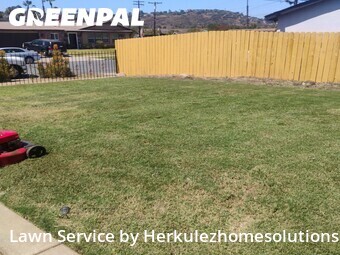 Lawn mowing work completed in El Cajon, CA