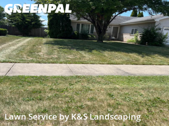 Yard Work in Crest Hill, 60403, Lawn Management by K&S Landscaping, work completed in Nov , 2025