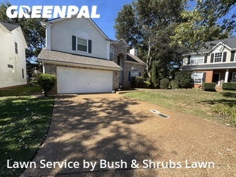 Lawn Carein Franklin,37069,Grass Cutting by Bush & Shrubs Lawn, work completed in Nov , 2025