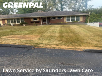 Lawn Servicein Ferguson,63135,Lawn Maintenance by Saunders Lawn Care, work completed in Dec , 2025