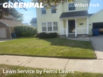 Lawn Management in Buffalo, 14204, Front Yard Mowing by Ferris Lawns, work completed in Oct , 2025