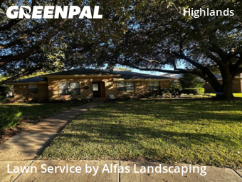 Lawn Cutting in Carrollton, 75007, Yard Management by Alfas Landscaping, work completed in Nov , 2025
