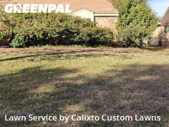 Landscaping In Grand Prairie,75052,Landscape Design by Calixto Custom Lawns, work completed in Dec , 2025