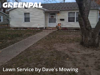 Yard Mowing in Wood River, 62095, Grass Cutting by Dave's Mowing, work completed in Dec , 2025