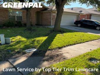 Yard Mowingin Grand Prairie,75052,Lawn Cutting by Top Tier Trim Lawncare, work completed in Nov , 2025